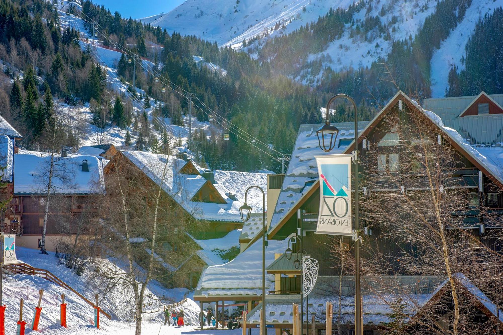 Residence Capfun Couleurs Soleil, Oz En Oisans Oz Buitenkant foto